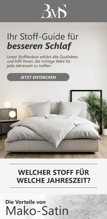 E-Mail-Design BMS Bettwaren: Ihr Stoff-Guide für besseren Schlaf