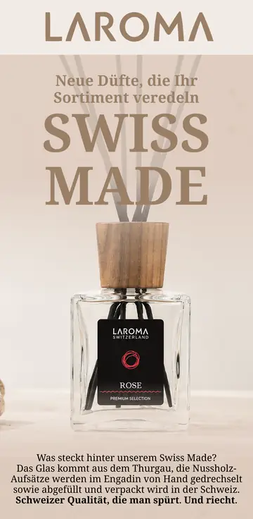 E-Mail-Design LAROMA: Swiss Made — Düfte aus dem Engadin