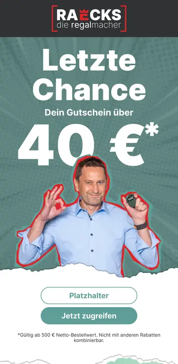 E-Mail-Design RAECKS: Warenkorb-Reminder mit Gutschein