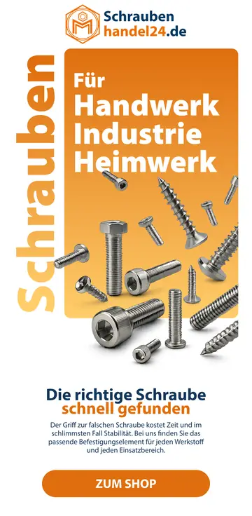 E-Mail-Design schraubenhandel24: Sortiment Schrauben