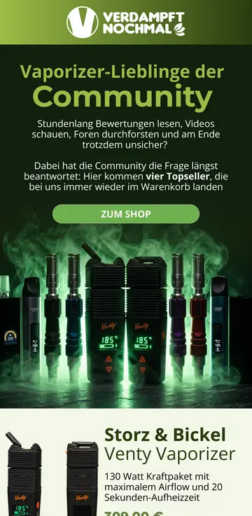 E-Mail-Design Verdampft Nochmal: Lieblinge der Community