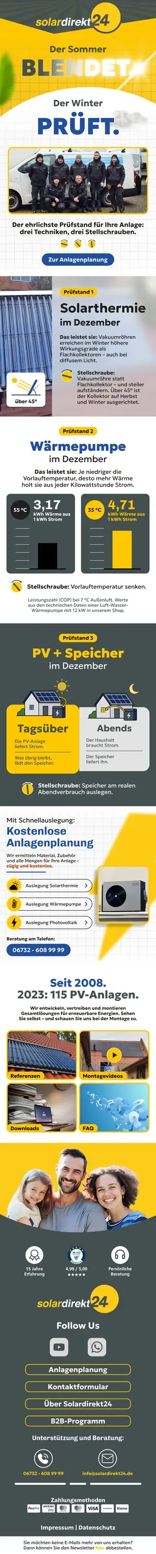 Newsletter von solardirekt24