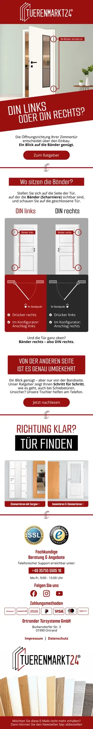 Newsletter von Türenmarkt24